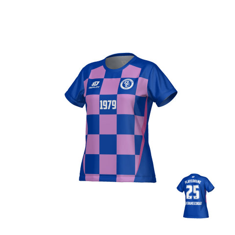 Checkers Womens Jersey - Royal Blue & Purple