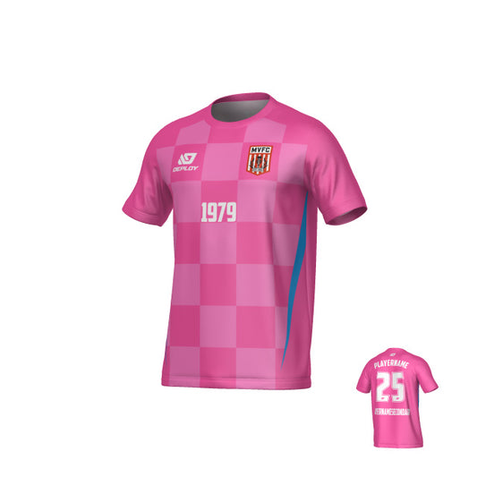 MOSS VALE FC SUMMER - CHECKERS - PINK
