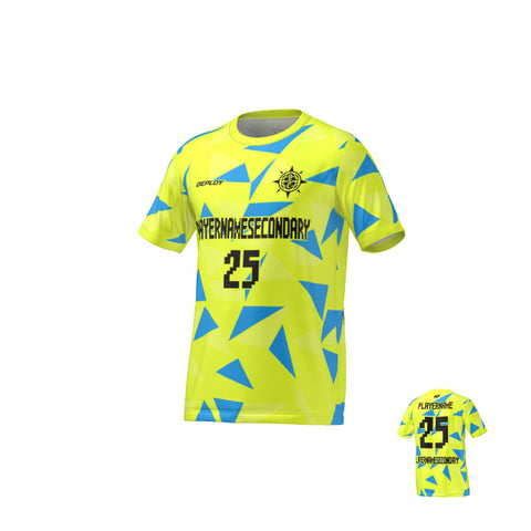 Flight Jersey Fragments - Neon Yellow