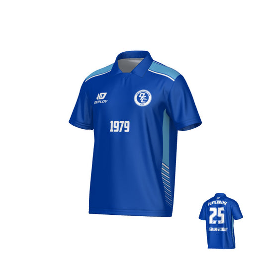 Apex Collared Jersey - Royal Blue & Sky Blue