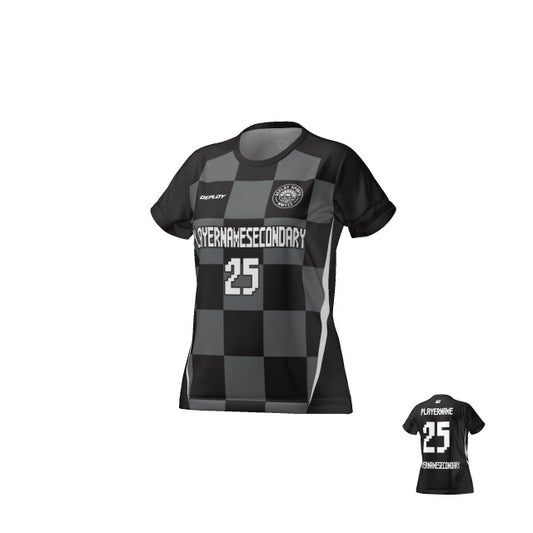 Flight Jersey Womens Checkers - Black