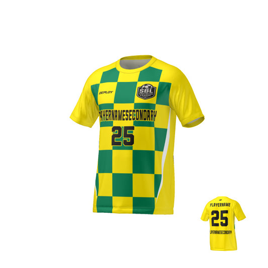 Street Ballers League - Flight Jersey Checkers - Yellow