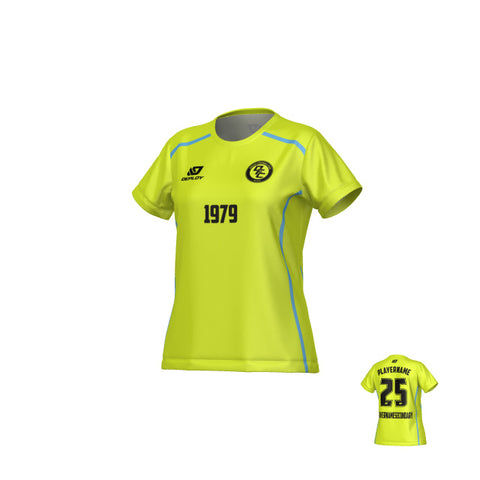 Contour Womens Jersey - Neon Yellow