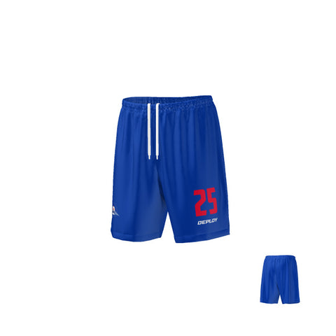 GERRINGONG BREAKERS FC - PLAYING SHORTS BLUE - YOUTH AND UNISEX