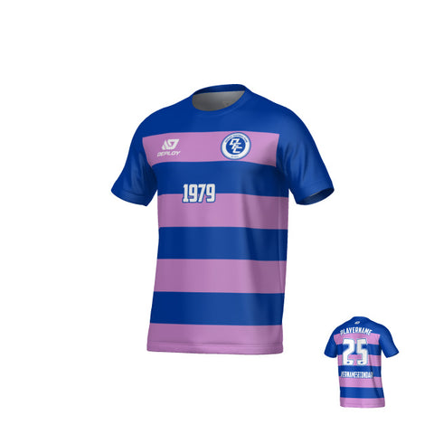 Hoops Jersey - Royal Blue & Purple