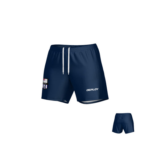 Navy Football Playing Shorts - Women's