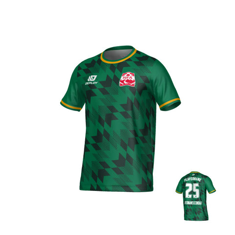 NEPEAN FA SUMMER - LEAVES - GREEN & BLACK