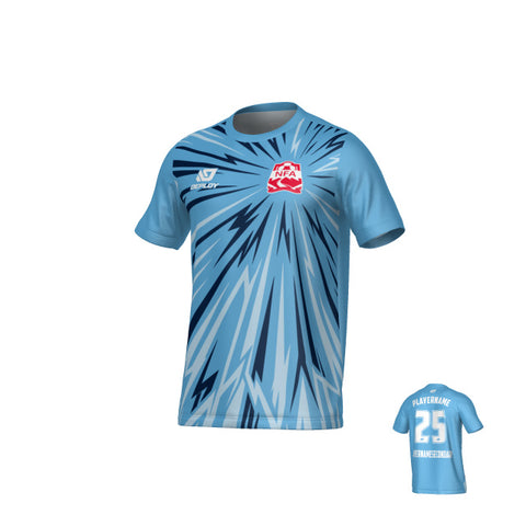 NEPEAN FA SUMMER - BURST - SKY BLUE