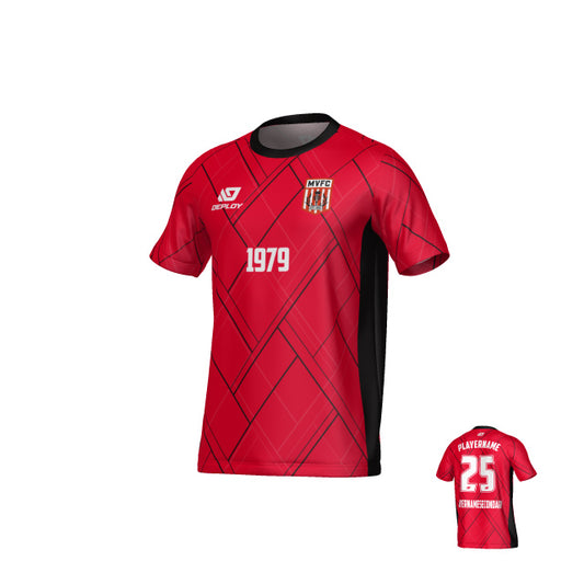 MOSS VALE FC SUMMER - PLAID - RED