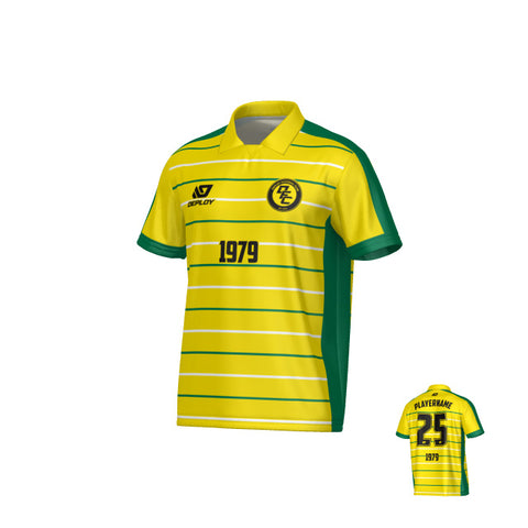 Cadence Collared Jersey - Yellow