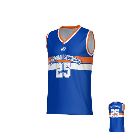 Champion Basketball Jersey - Blue & Orange