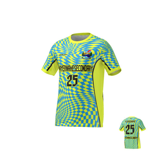 SOUTHERN DISTRICTS FA - Flight Jersey Warped - Neon Yellow