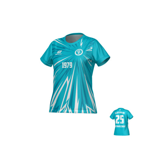 Burst Womens Jersey - Teal