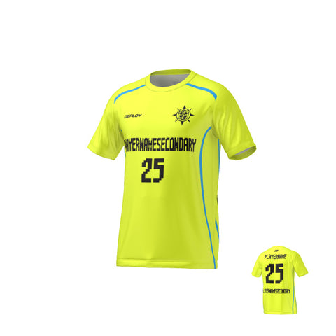 Flight Jersey Lines - Neon Yellow