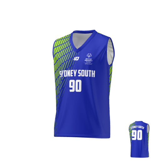 SPECIAL OLYMPICS SYDNEY SOUTH - BASKETBALL TRAINING SINGLET - Deploy Football - Australia's Best Footballs & Soccer Balls