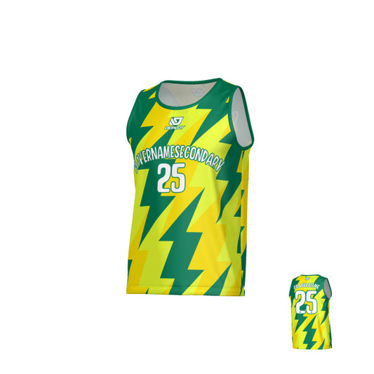 Bolts Sports Singlet - Green