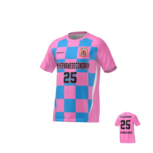 Moss Vale FC - Flight Jersey Checkers - Pink