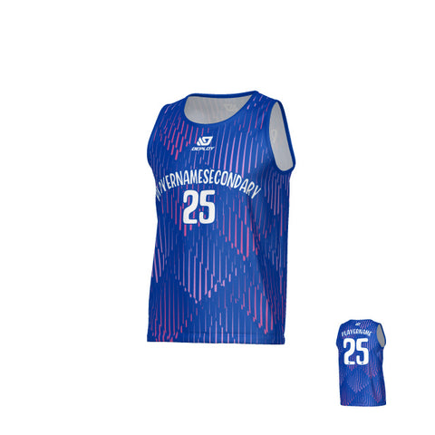 Drips Sports Singlet - Royal Blue