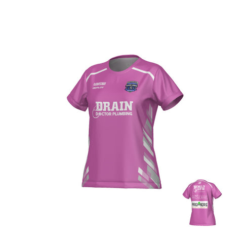 Mt Annan Mustangs - Training Jersey Ladies (Pink)