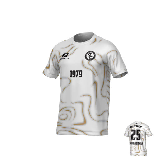 Marble Jersey - White