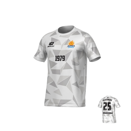 SUTHERLAND SHIRE FA SUMMER - SHARDS - WHITE