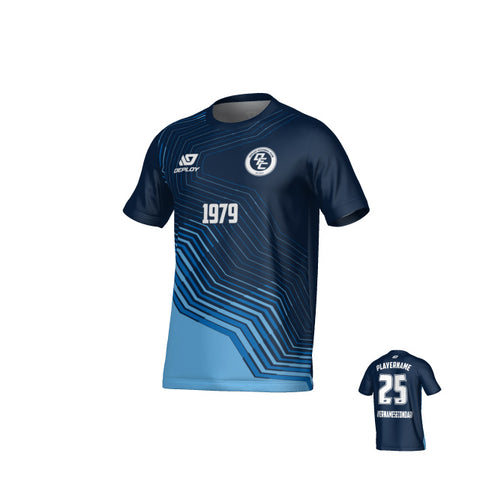 Circuit Jersey - Navy & Sky Blue