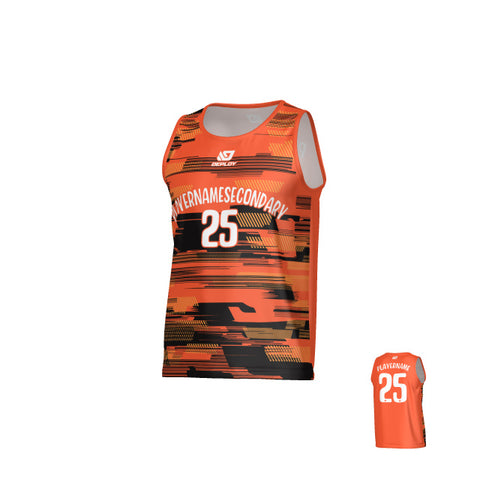 Glitch Sports Singlet - Orange