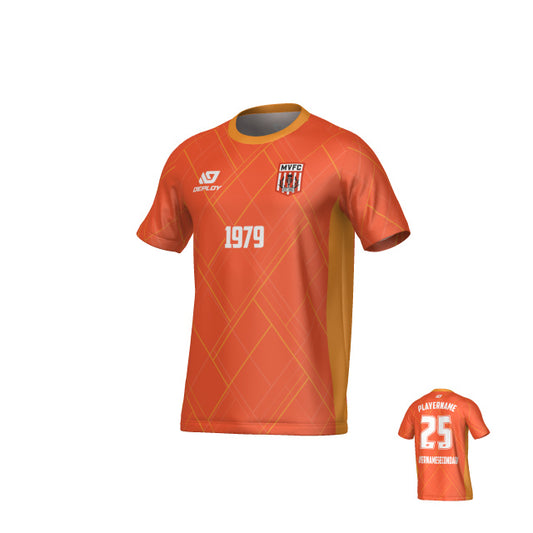 MOSS VALE FC SUMMER - PLAID - ORANGE