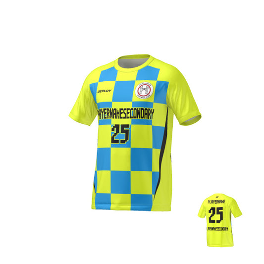 Northbridge FC - Flight Jersey Checkers - Neon Yellow