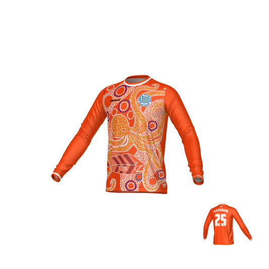 Hellenic Athletic Club - Long Sleeve Supporter Jersey Orange