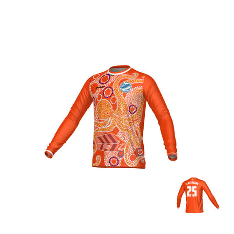 Hellenic Athletic Club - Long Sleeve Supporter Jersey Orange