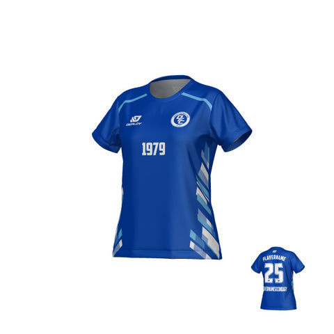 Turbo Womens Jersey - Royal Blue & Sky Blue