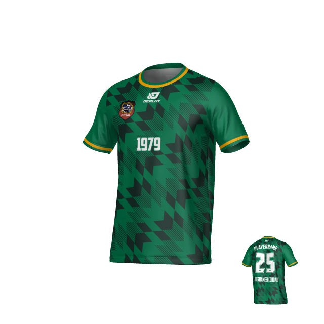 CHANDLER FUTSAL SUMMER - LEAVES - GREEN & BLACK