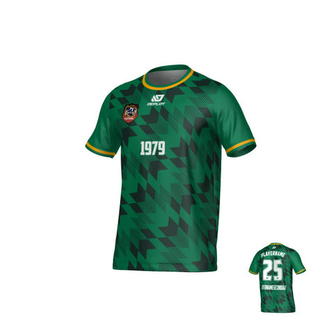 CHANDLER FUTSAL SUMMER - LEAVES - GREEN & BLACK