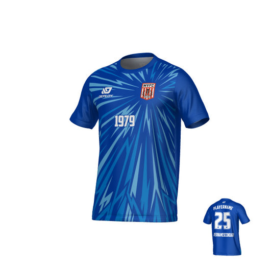MOSS VALE FC SUMMER - BURST - BLUE