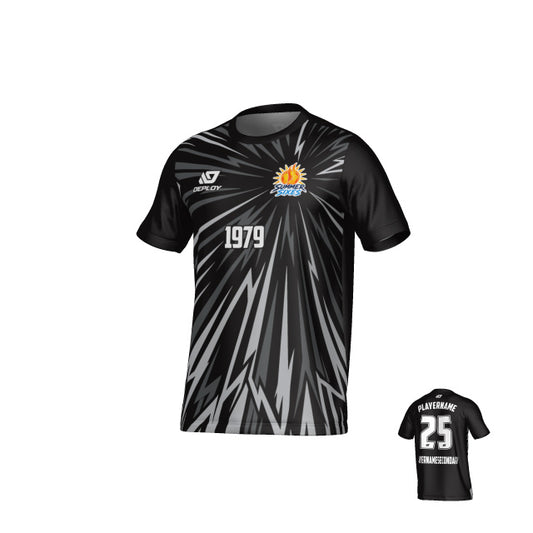 SUTHERLAND SHIRE FA SUMMER - BURST - BLACK