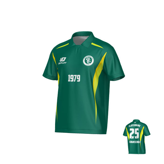 Arc Collared Jersey - Green