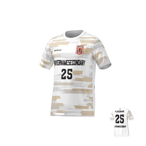 Moss Vale FC - Flight Jersey Glitch - White