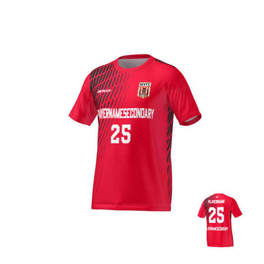 Moss Vale FC - Flight Jersey Gradient - Red