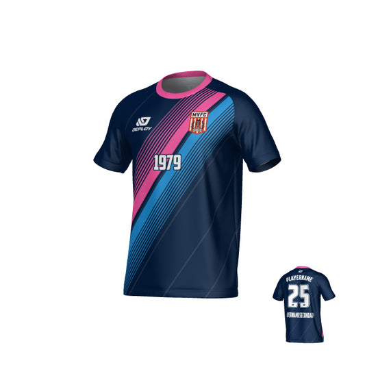 MOSS VALE FC SUMMER - VELOCITY - NAVY & PINK