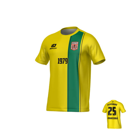 MOSS VALE FC SUMMER - EDGE - GOLD & GREEN