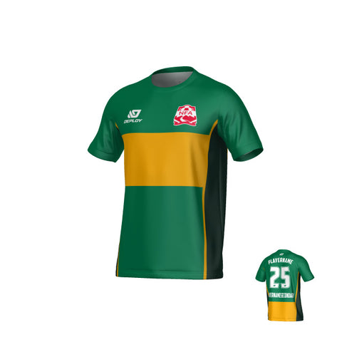 NEPEAN FA SUMMER - SHIFT - GREEN & GOLD