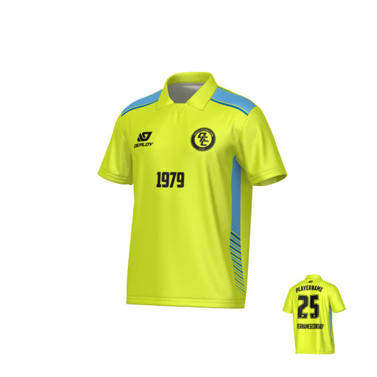 Apex Collared Jersey - Neon Yellow