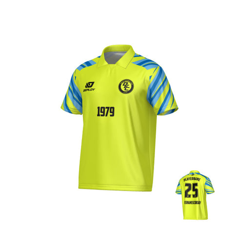 Surge Collared Jersey - Neon Yellow