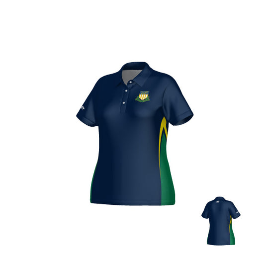 Lilli Pilli Public School Staff Polo - Navy Pattern - Woman