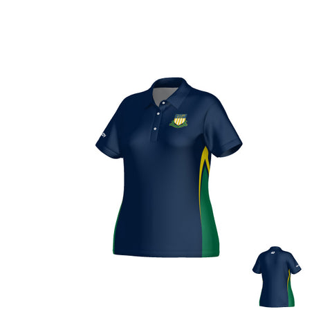 Lilli Pilli Public School Staff Polo - Navy Pattern - Woman