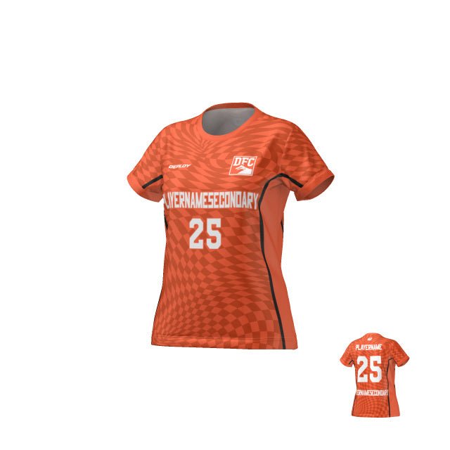 Flight Jersey Womens Warped - Orange