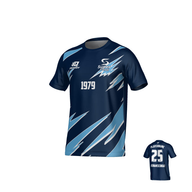 SUPER FUTSAL - SHARP - NAVY & SKY BLUE