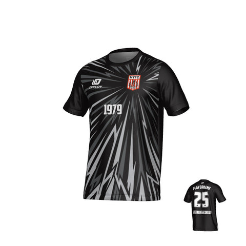 MOSS VALE FC SUMMER - BURST - BLACK
