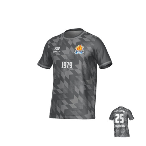 SUTHERLAND SHIRE FA SUMMER - LEAVES - GREY